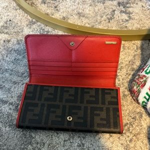 Fendi Logo Wallet